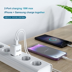 Custom PD 20w Charger Type c PD3.0 QC Portable Wall Mobile Phone Gan 20w Fast Charger | ZX-1U76T