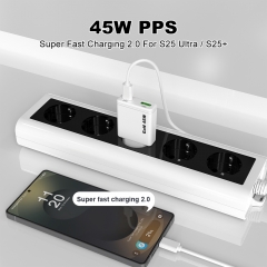 45W Gan Charger Type c PD PPS Fast Charging Mobile Phone Wall 45w Charger KC | ZX-2U116T