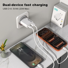 45W Gan Charger Type c PD PPS Fast Charging Mobile Phone Wall 45w Charger KC | ZX-2U116T