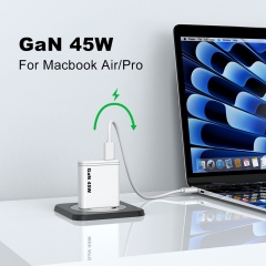 45W Gan Charger Type c PD PPS Fast Charging Mobile Phone Wall 45w Charger KC | ZX-2U116T
