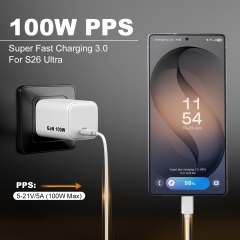 Smaller 100W AVS GaN Charger Type c PPS PD3.2 Super Fast Charging for iPhone Samsung MacBook Laptop | ZX-1U94T