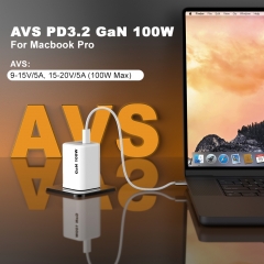Smaller 100W AVS GaN Charger Type c PPS PD3.2 Super Fast Charging for iPhone Samsung MacBook Laptop | ZX-1U94T
