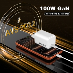 Smaller 100W AVS GaN Charger Type c PPS PD3.2 Super Fast Charging for iPhone Samsung MacBook Laptop | ZX-1U94T