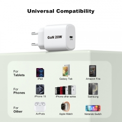 PD 20W Charger Adapter Mobile Phone Fast Charger Type c For Apple iphone Samsung