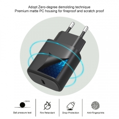 PD 20W Charger Adapter Mobile Phone Fast Charger Type c For Apple iphone Samsung