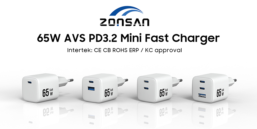65w AVS PD3.2 Mini Fast Charger for iphone 18 pro max