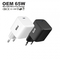 Phone Mini 65W Type c Fast Charger with PD AVS PPS for iPhone 17 18, Samsung S25 S26 | ZX-1U97T