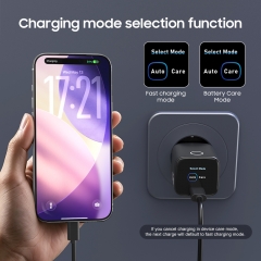 TFT Display 60W SPR AVS/DPS PD3.2 Wall GaN Charger Type c | ZX-1U106T
