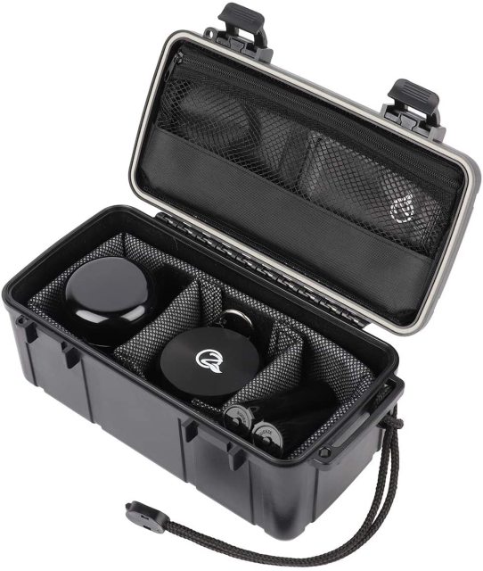 OZCHIN Stash Box with Lock, Grinder, UV Stash Jar, Storage Tube, Tray and 5 Odorless Resealable Bags