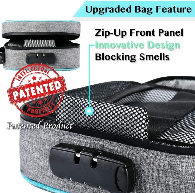 Portable Stash Box Lock Activated Carbon Odorless Smell Proof Bag - China  Smell Proof Bag and Odorless Bag price