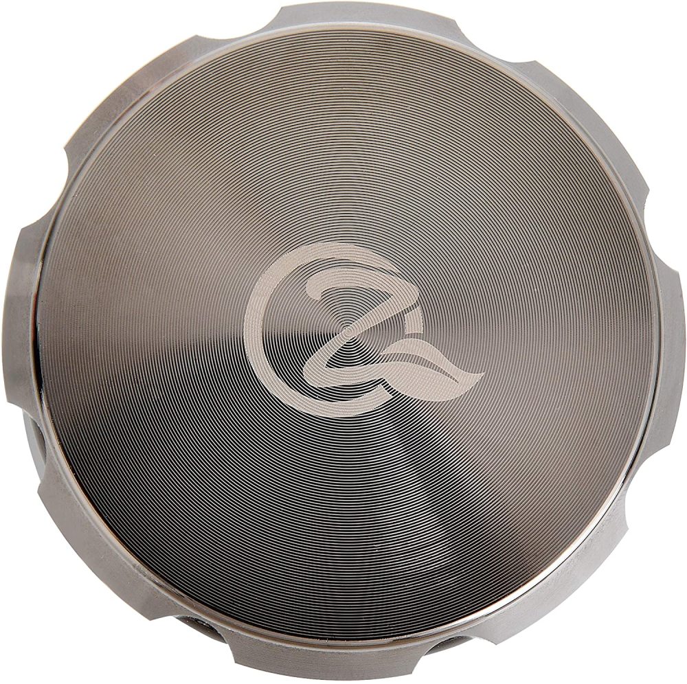 OZCHIN 4 Pieces Spice Herb Grinder 2.4" Zinc Alloy with Pollen Scraper and Mini Cleaning Brush