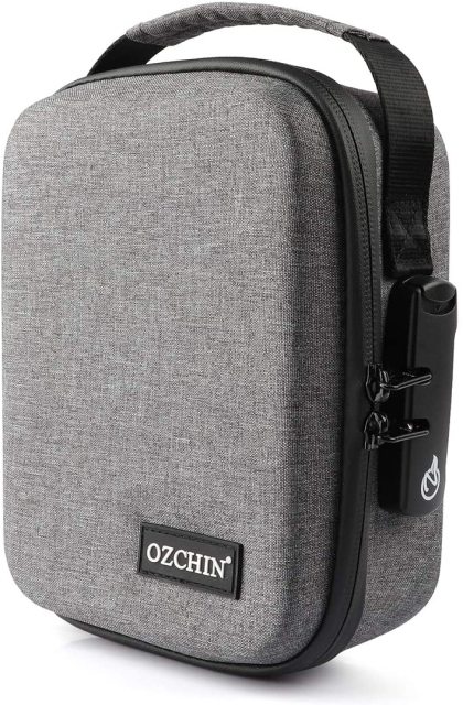 OZCHIN 2021 NEW Hard Shell Smell Proof Bag with Combination Lock Odor Proof Stash Box Container