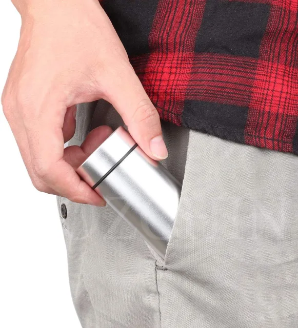 OZCHIN Contenedor De Almacenamiento De Aluminio, Portátil, Hermético, A Prueba D