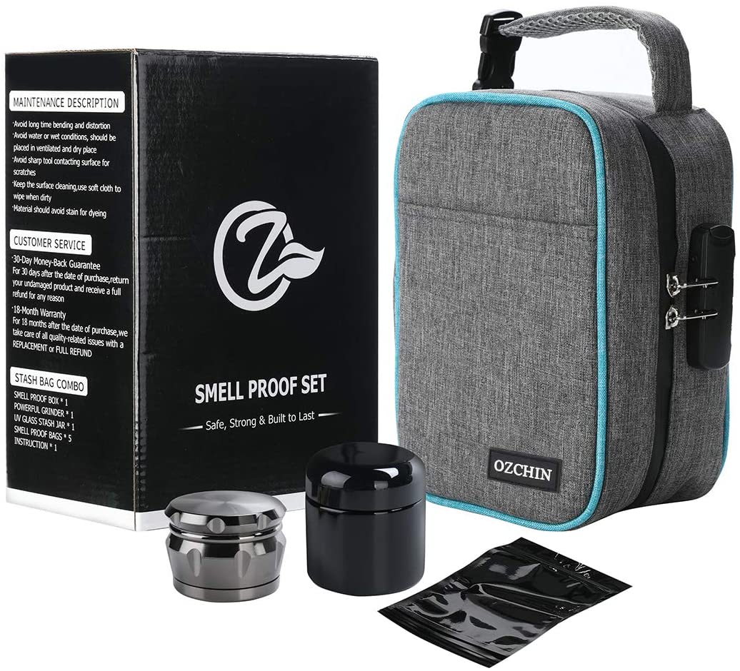 Smell Proof Bag Kit Stash Box Set Comes With Pocket Scale - Temu