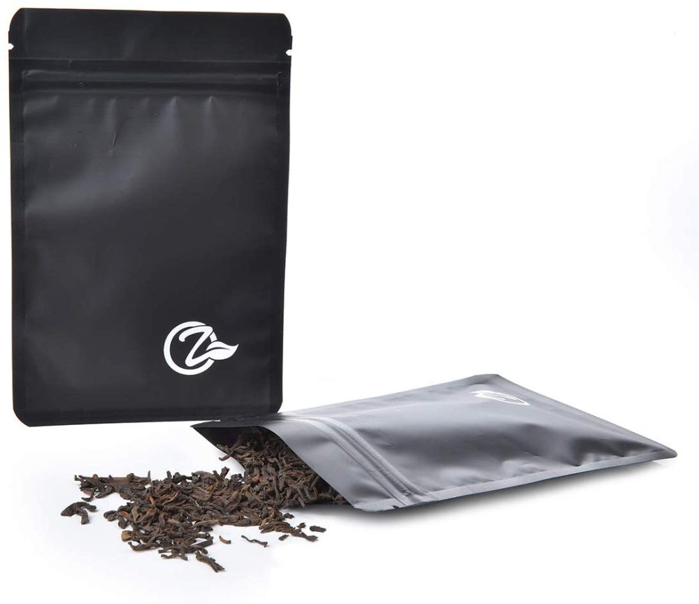 OZCHIN 100 Pack Herb Smell Proof Mylar Bag Resealable (4x6 inch)