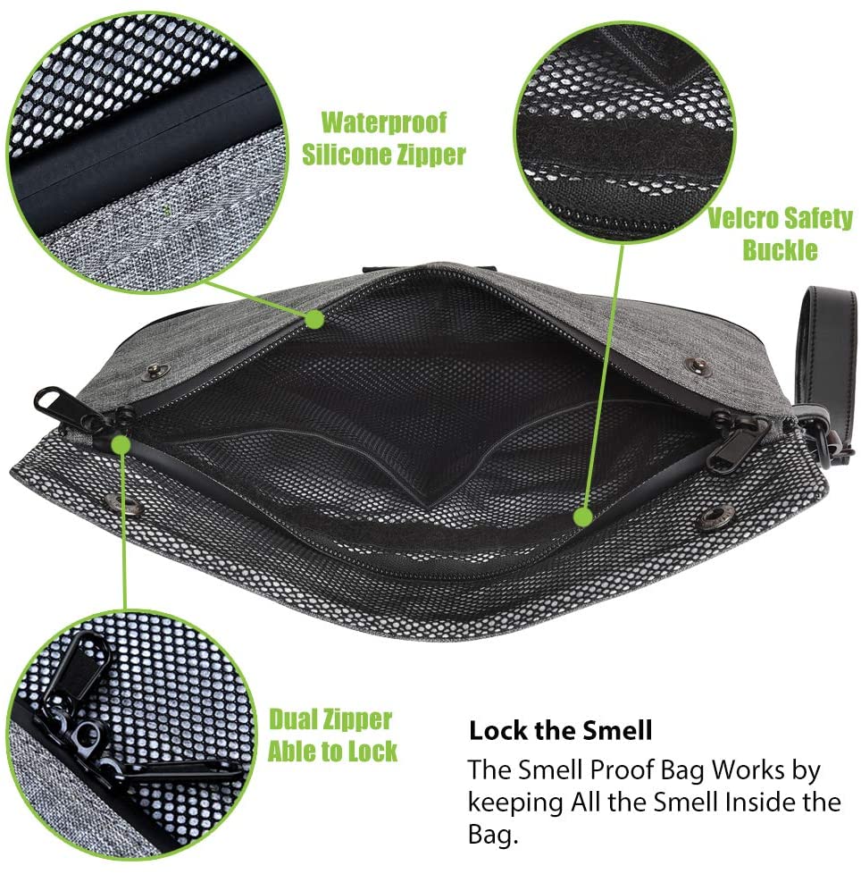 OZCHIN Smell Proof Bag 11 x 8 inch
