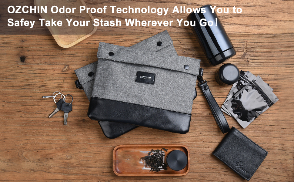 OZCHIN Smell Proof Bag 11 x 8 inch