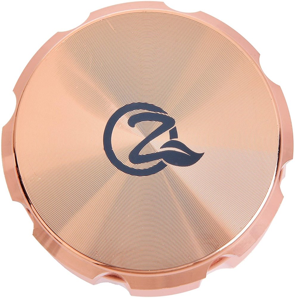 OZCHIN 4 Pieces Spice Herb Grinder 2.4" Zinc Alloy with Pollen Scraper and Mini Cleaning Brush