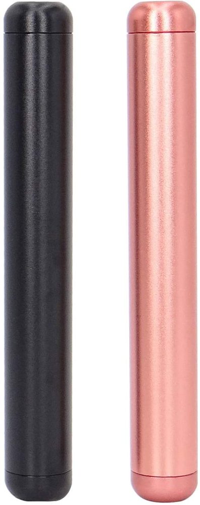 OZCHIN Aluminum Metal Tube 4.5-inch, Airtight, Lightweight, Fit in Pocket Great for Traveling