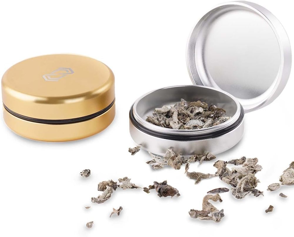 OZCHIN Aluminum Storage Container Portable Airtight Smell Proof Container Multipurpose Storage Container for Spices, Coffee & Teas