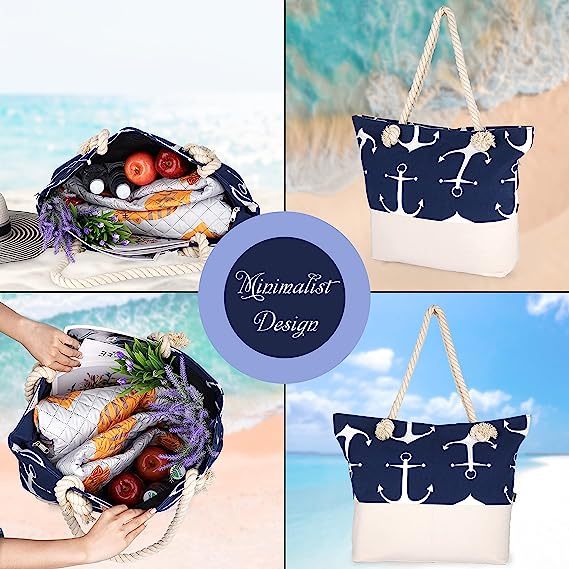 OZCHIN Beach Bag Large Beach Totes Bags for Women Beach Supplies Great Gifts for Women