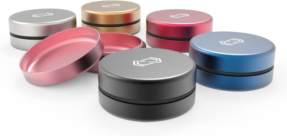 OZCHIN Aluminum Storage Container Portable Airtight Smell Proof Container Multipurpose Storage Container for Spices, Coffee & Teas