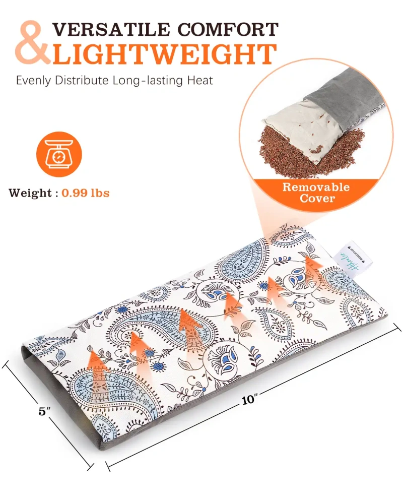 Small Heating Pad for Mother's Day Gifts for Mom, Heating Pad Microwavable for Neck and Shoulder, Cramps, Back Pain Relief, Moist Heat Pad for Muscles and Joints, Self-Care Gifts for Women