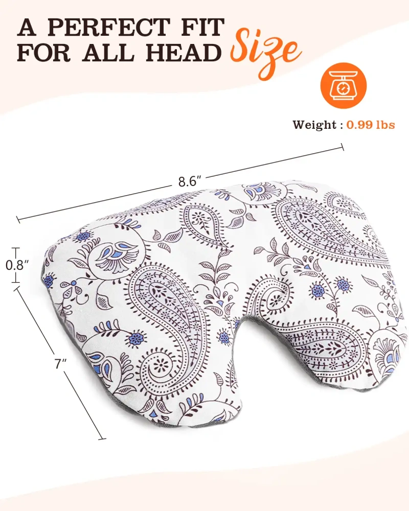 Weighted Sinus Mask, Warm Cold Compress Eye Mask for Dry Eyes, Migraine, Sinus Pressure Relief, Stress, Eye Pillow Microwavable Face Heating Pad for Puffy Eyes, Self-Care Gifts for Women