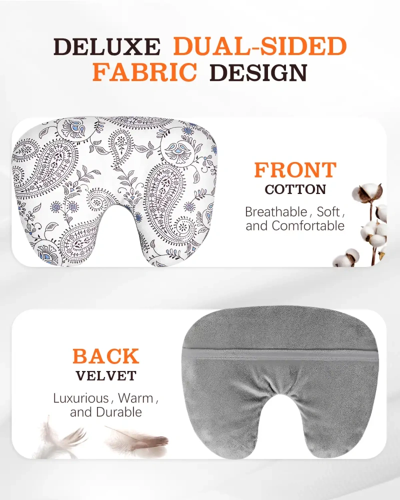 Weighted Sinus Mask, Warm Cold Compress Eye Mask for Dry Eyes, Migraine, Sinus Pressure Relief, Stress, Eye Pillow Microwavable Face Heating Pad for Puffy Eyes, Self-Care Gifts for Women