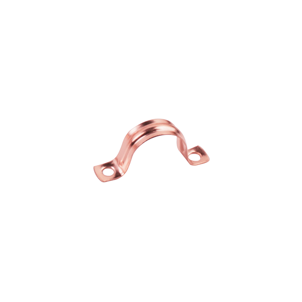 Copper Tube Strap Two-Hole