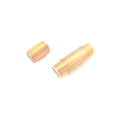 Red Brass Nipple