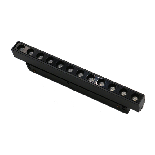 Ceiling Recessed Magnetic Track Rail System Lighting Flexible 48V 12W Magnetic Linear Grille Track Light