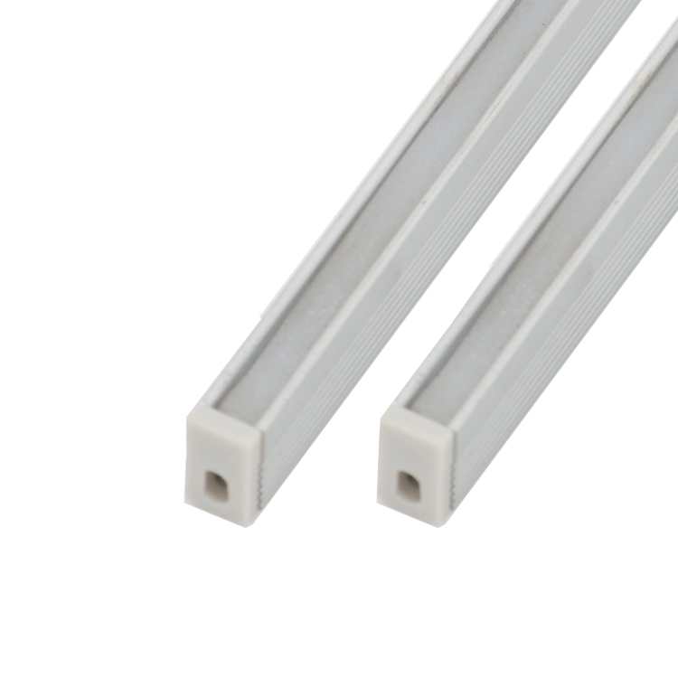 Surface Mounted Decoration Lighting Fixture Square Kitchen Aluminum Profiles For LED Strip Light