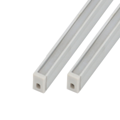 Surface Mounted Decoration Lighting Fixture Square Kitchen Aluminum Profiles For LED Strip Light