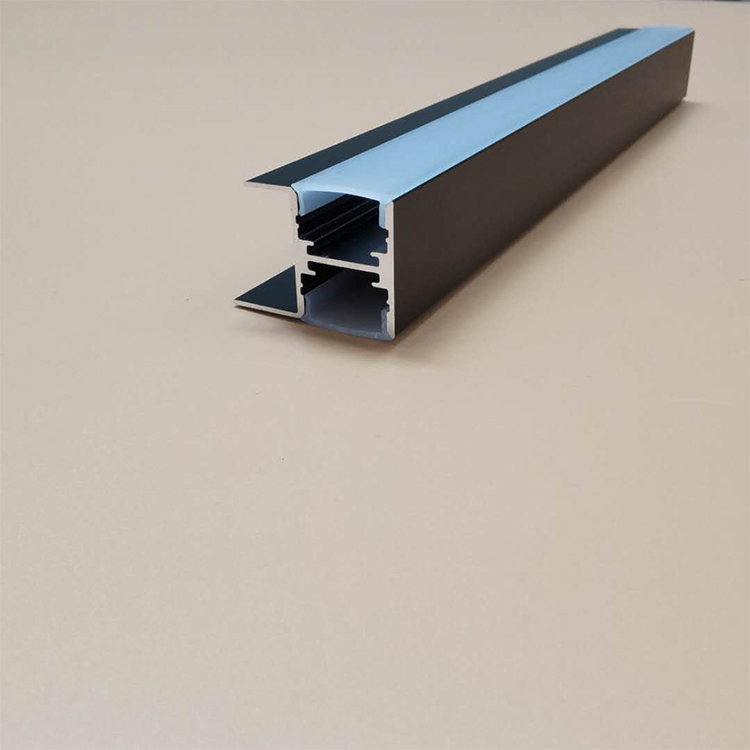 Desk Double Head Lighting Power Coated Extrusion Surface Mounted LED Aluminum Profile For LED Strip Light