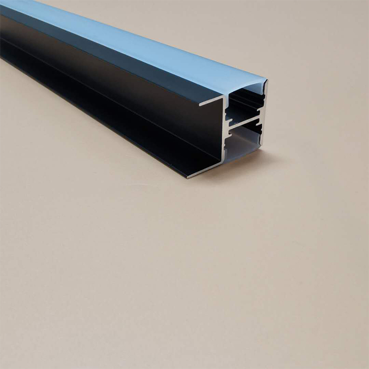 Desk Double Head Lighting Power Coated Extrusion Surface Mounted LED Aluminum Profile For LED Strip Light