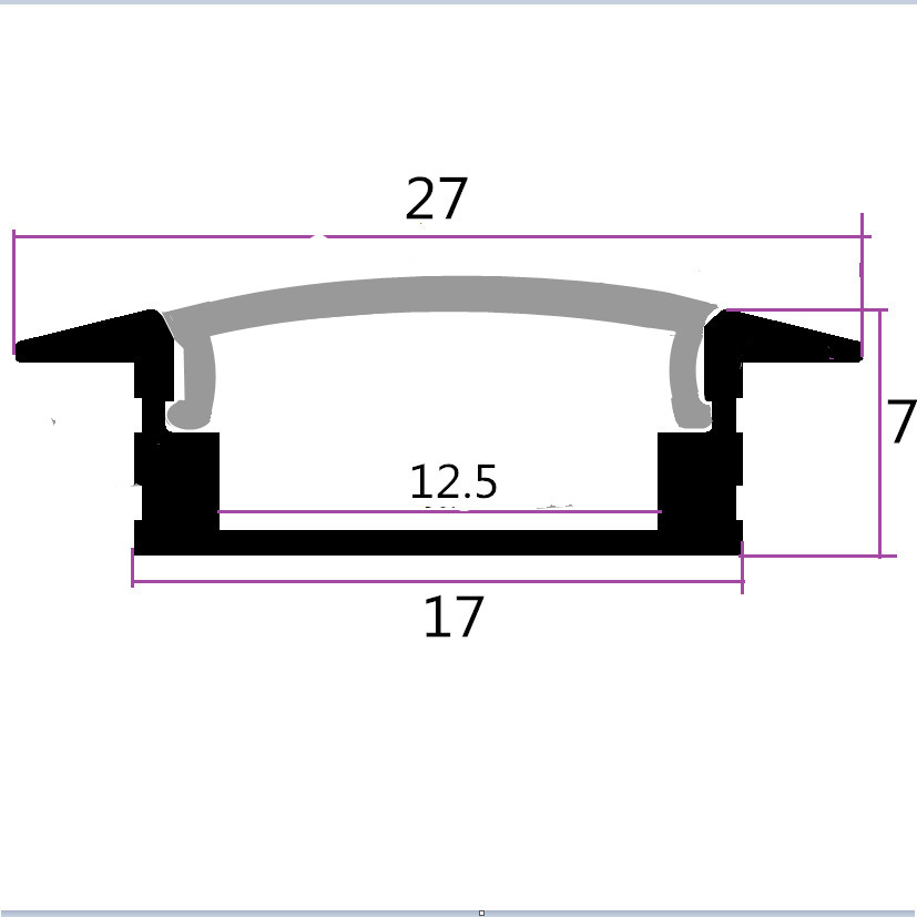 Good Quality Wall Decoration Lighting Fixture Aluminum LED Profile Strip Light