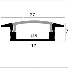 Good Quality Wall Decoration Lighting Fixture Aluminum LED Profile Strip Light