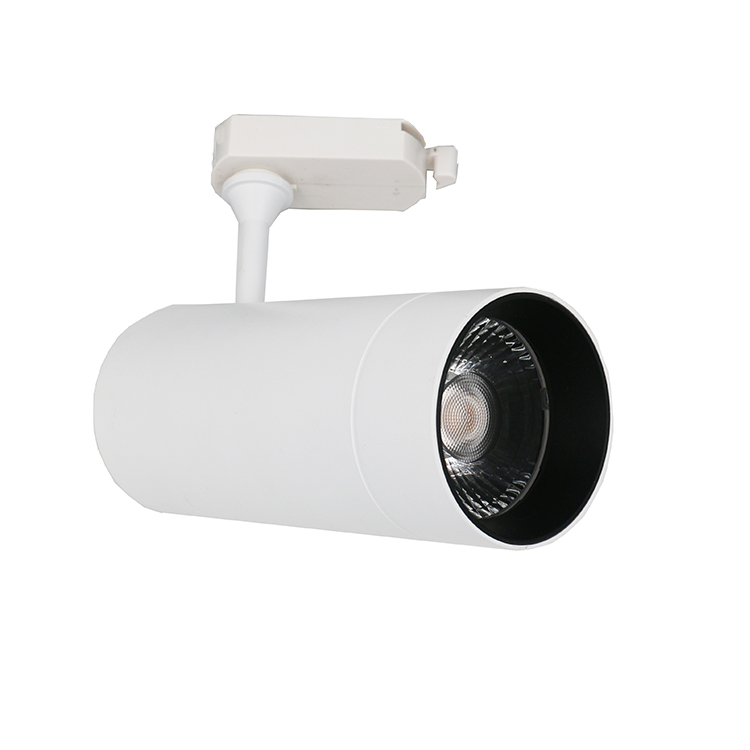 Indoor Commercial Spot Lighting Track Rail System Aluminum LED Track Light For Cloth Store