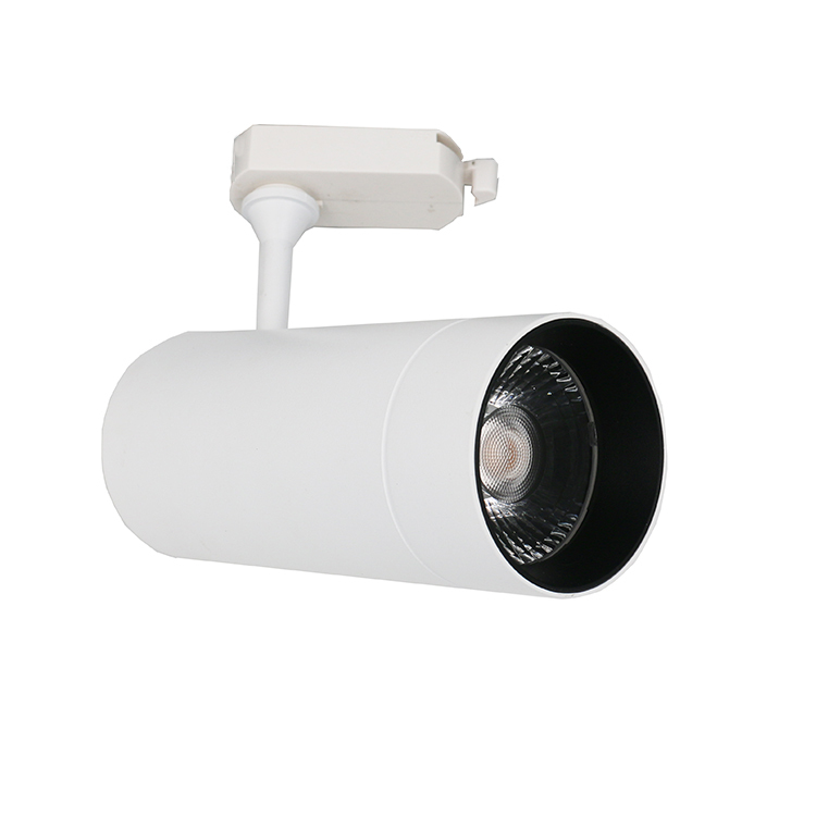 Indoor Commercial Spot Lighting Track Rail System Aluminum LED Track Light For Cloth Store
