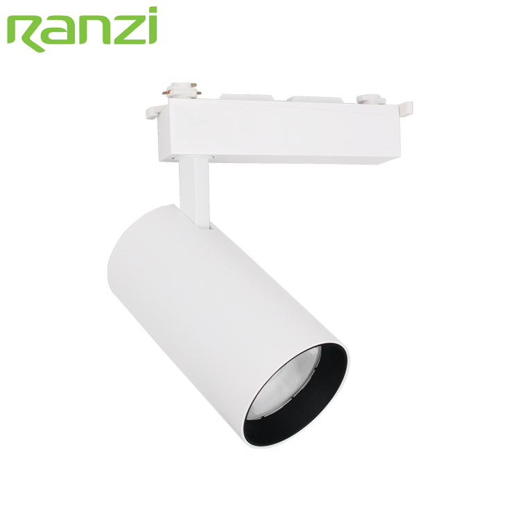 Modern Design Hotel Indoor Commercial Track Rail Spot Lighting Aluminum Flicker Free 35W LED Track Light