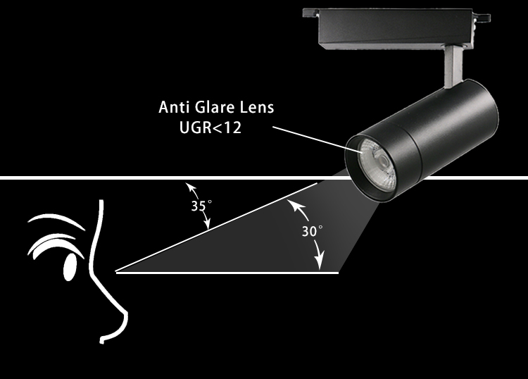 Cloth Store Professional Track Rail System Spot Light Aluminum LED Track Lighting
