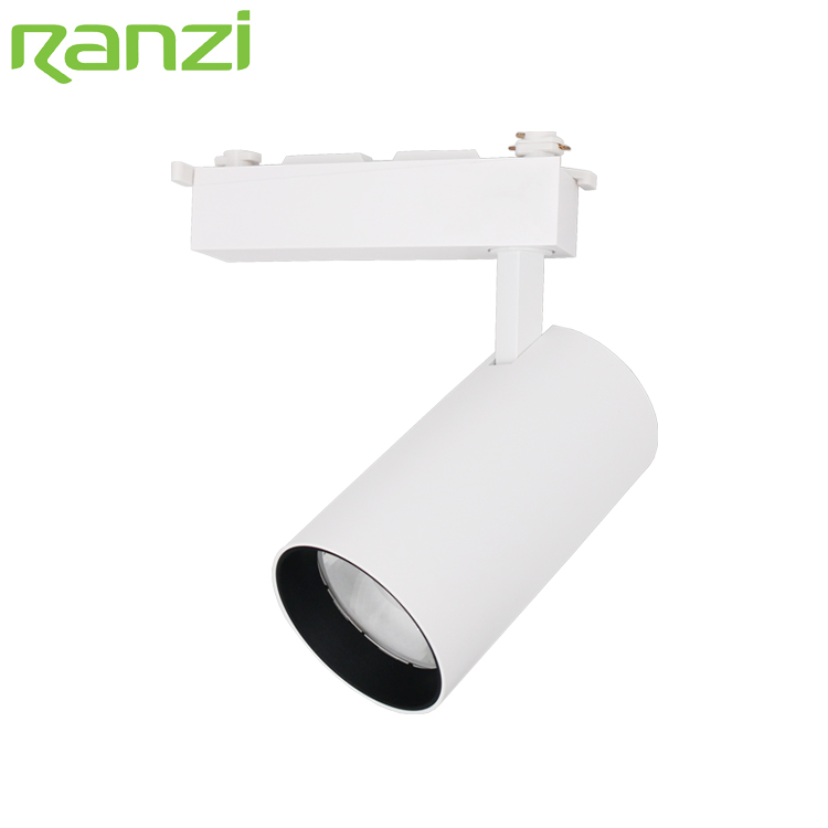 Modern Design Hotel Indoor Commercial Track Rail Spot Lighting Aluminum Flicker Free 35W LED Track Light