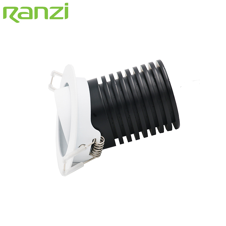 Hotel Professional Commercial Indoor Down Light 10W Recessed Aluminum Adjustable COB LED Downlight