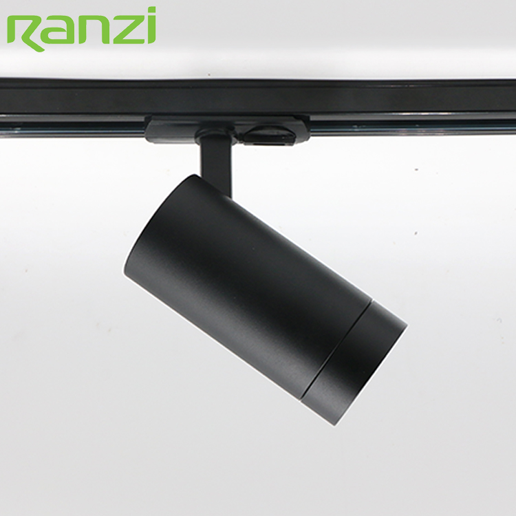 High Lumen Museum Commercial Track Rail Lighting Aluminum Fixture 3 Phase 15W Adjustable LED Track Light