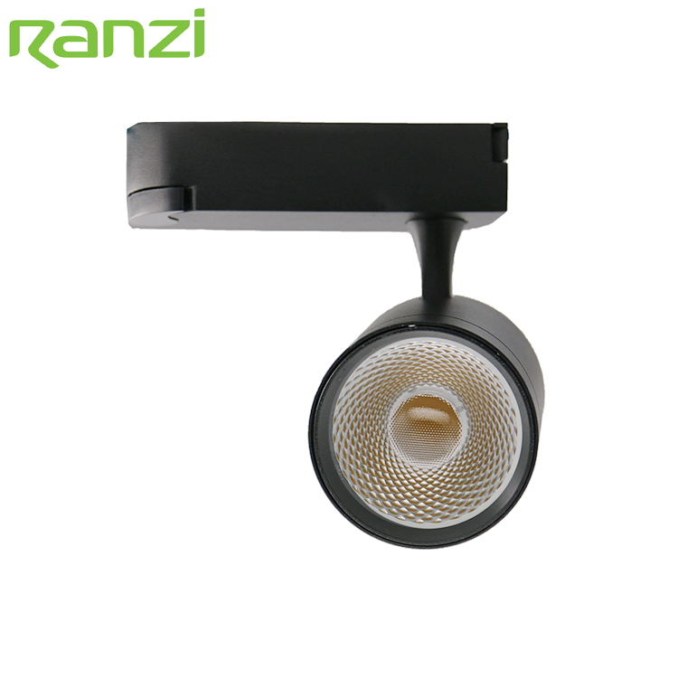 Minimalist Design Jewelry Commercial Track Rail System Aluminum Dimmable Adjustable 35W LED COB Track Light