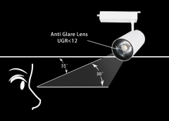Indoor Commercial Office Ceiling Spot Lighting Track Rail System LED Track Light