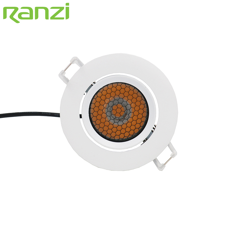 Hotel Professional Commercial Indoor Down Light 10W Recessed Aluminum Adjustable COB LED Downlight