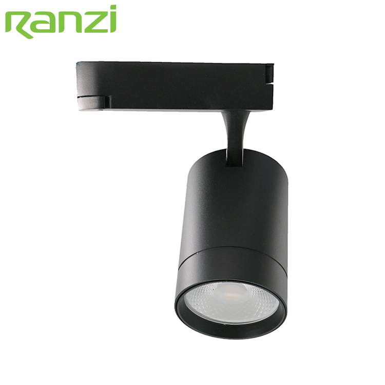 Minimalist Design Jewelry Commercial Track Rail System Aluminum Dimmable Adjustable 35W LED COB Track Light