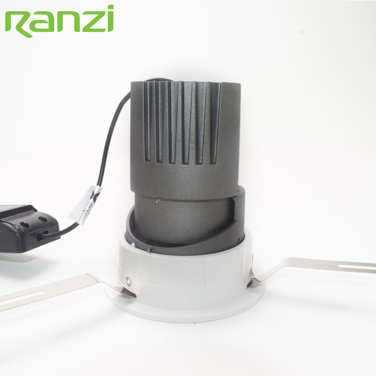 Commercial Hotel Lighting Fixture Aluminum Recessed Anti Glare Flicker Free LED Wall Washer Downlight